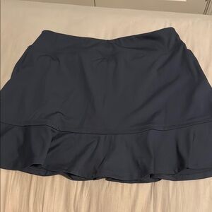 Tommy Bahama Black Ruffled Skater Mini Skirt